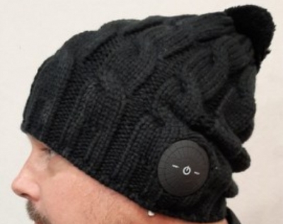 Music Knitting Long Beanie